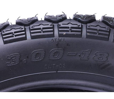 Покришка 3,00*18 6PR TT (під камеру) тип 3