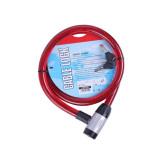 Замок протиугінний тросовий 25мм*1500мм (під ключ) ZX1106