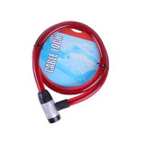 Замок протиугінний тросовий 25мм*1500мм (під ключ) ZX1106