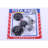 Натяжитель цепи, к-т: ролики 3 шт. + коромысло - Дельта/Альфа - Premium