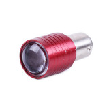 Лампа діодна лінза стопа двоконтактна S25 червоний - AM