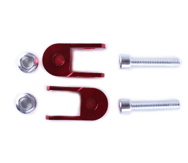 Подовжувач заднього амортизатора, к-т 2 шт. 25 мм (з болтами та гайками), червоний - AM