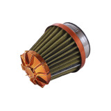 Фильтр нулевой "Конус" Ø38 мм прямой желтый (большой) - АМ