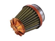 Фільтр нульовий "Конус" Ø38 мм прямий жовтий (великий) - АМ