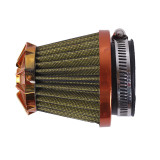 Фильтр нулевой "Конус" Ø38 мм прямой желтый (большой) - АМ