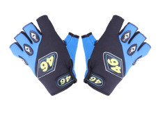 Моторукавички YM001-15 (короткі) сині size L