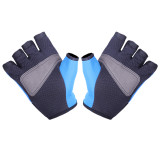 Моторукавички YM001-15 (короткі) сині size L