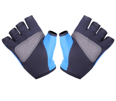 Моторукавички YM001-15 (короткі) сині size L