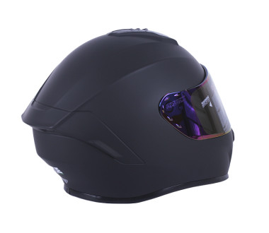 Шолом MD-813 чорний матовий, скло хамелеон size S - VIRTUE