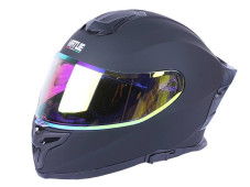 Шолом MD-820-1 чорний матовий, скло жовтий хамелеон size L - VIRTUE