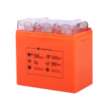 Акумулятор гелевий, 9АH МОТО 12N9-BS, помаранч., 135*75*135 мм - OUTDO