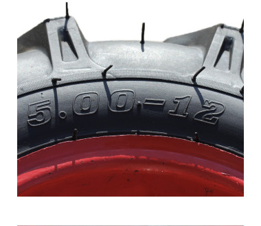 Колесо у зборі 5.00*12 (під 4 болти)