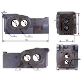 Корпус КПП та заднього мосту Foton 240/244