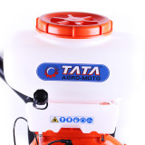 Обприскувач бензиновий Туман ТАТА 490х410х770 14 літрів ранцевий білий