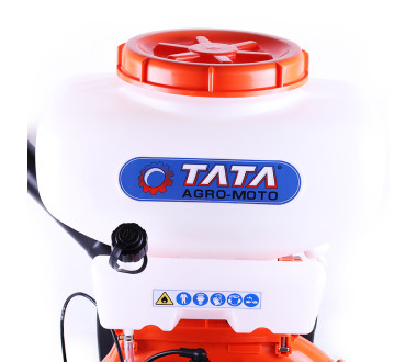 Обприскувач бензиновий Туман ТАТА 490х410х770 14 літрів ранцевий білий