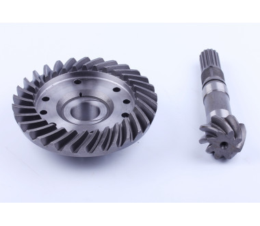 Головна пара переднього мосту L-180 мм Z8/15/Z-30 Foton 244, ДТЗ 244, Jinma 244/264