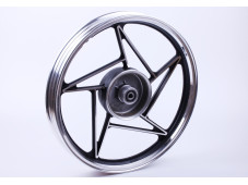 Диск задній литий, барабанне гальмо 18*1,85 (black) - СВ-125/150