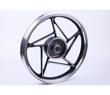 Диск задній литий, барабанне гальмо 18*1,85 (black) - СВ-125/150