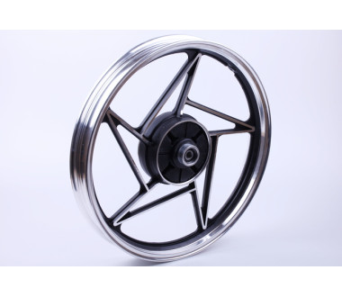 Диск задній литий, барабанне гальмо 18*1,85 (black) - СВ-125/150