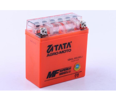 Акумулятор гелевий, 5АH-YTX12N5-3B, помаранч., 120*61*129 мм - OUTDO, Active